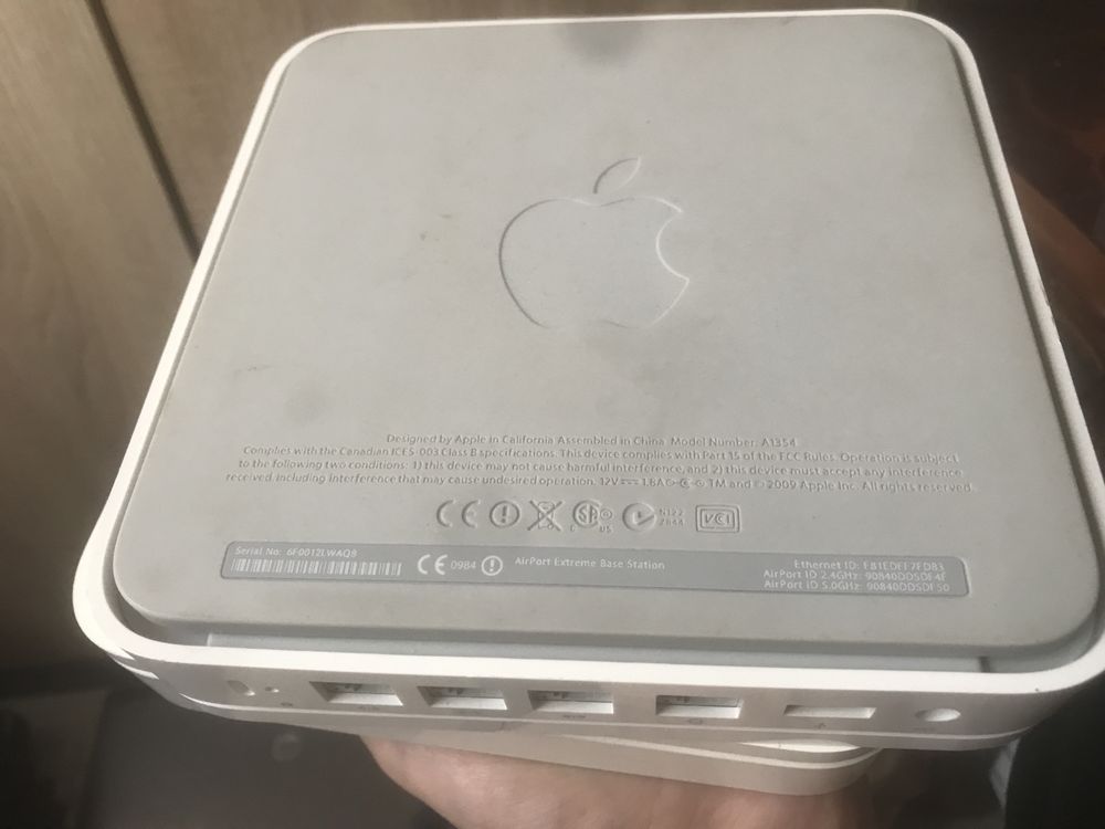 Router Apple AirPort Extreme Base Station A1354 i a1408