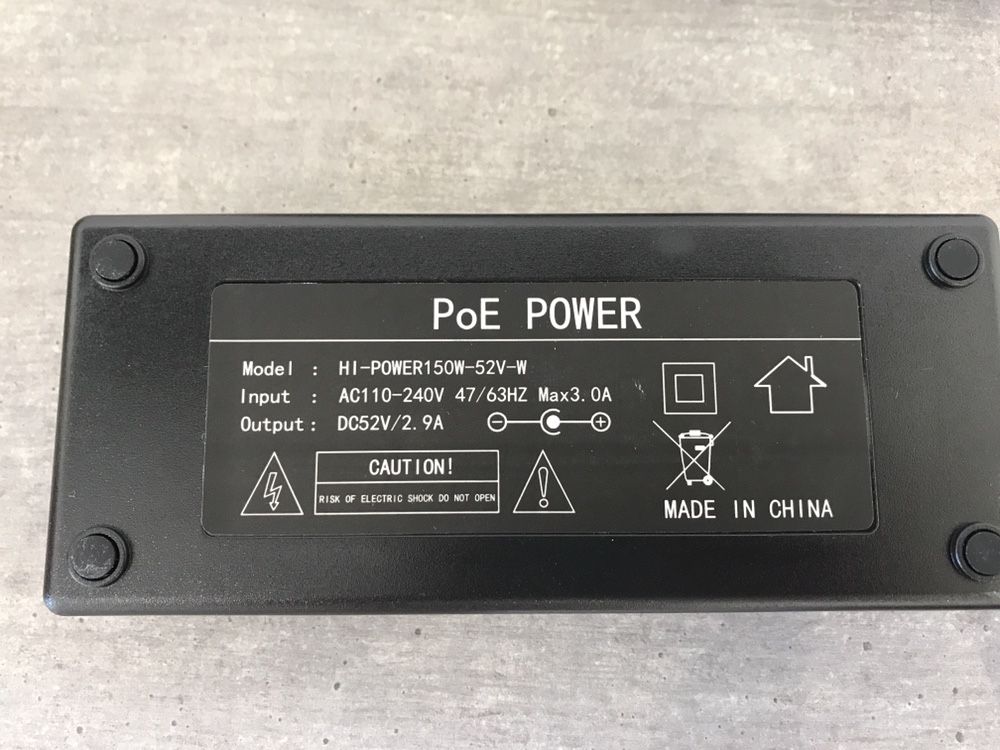 PoE свитч свич на 10 портов для питания ip камер видеонаблюдения