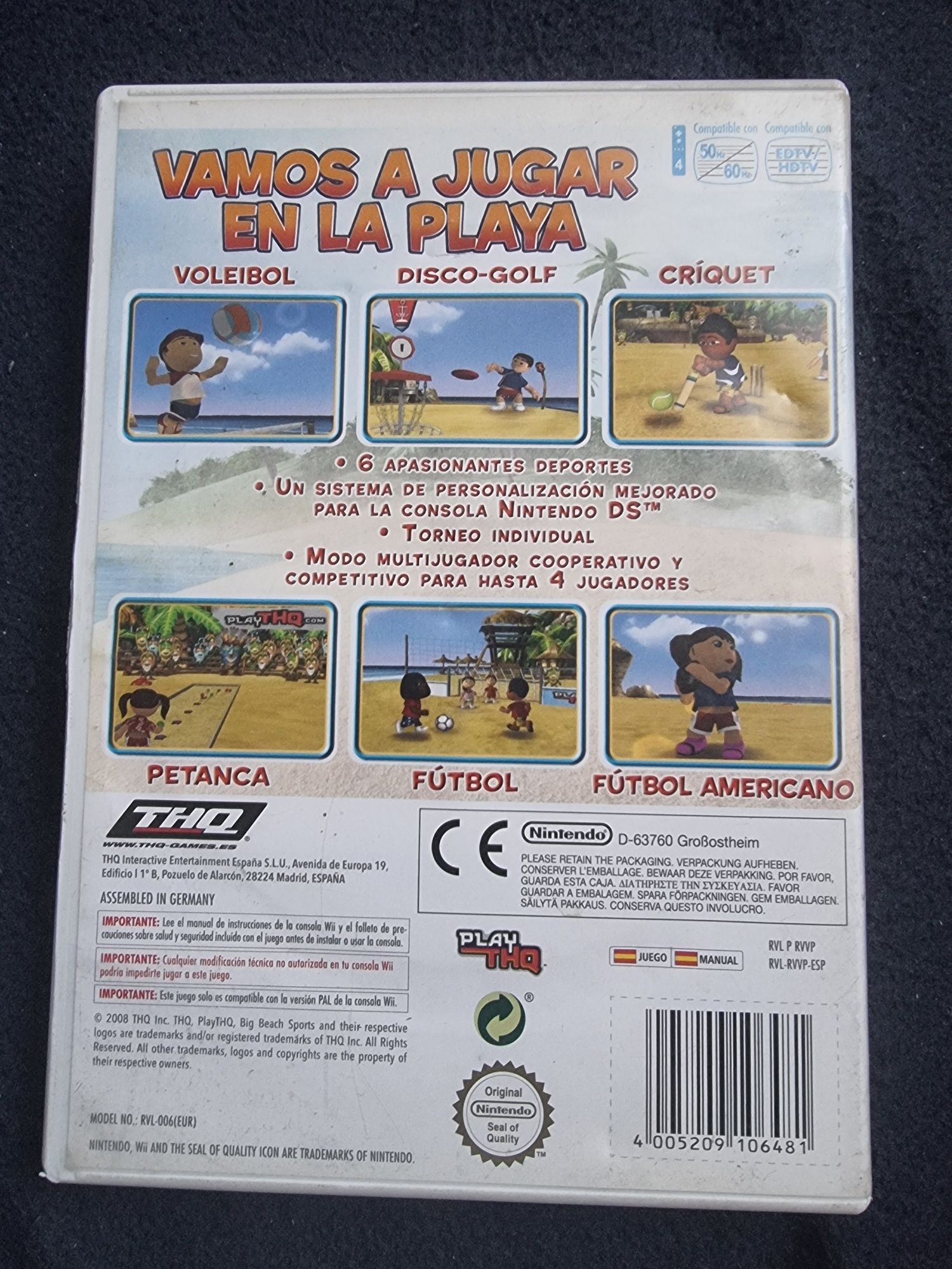 Big Beach Sport gra na Nintendo Wii