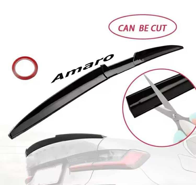 Aileron Spoiler Traseiro Universal (Preto Mate, 134cm)|NOVO