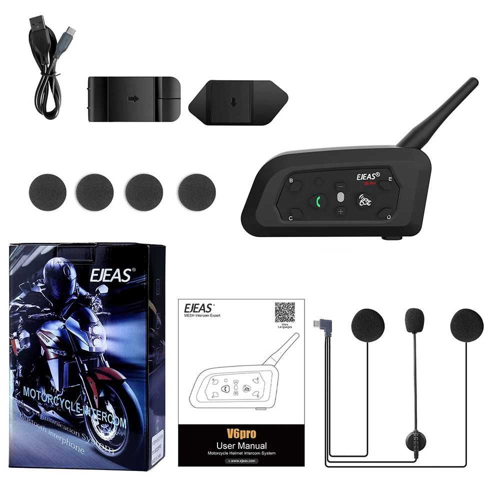 Inter-comunicador EJEAS V6 Pro+