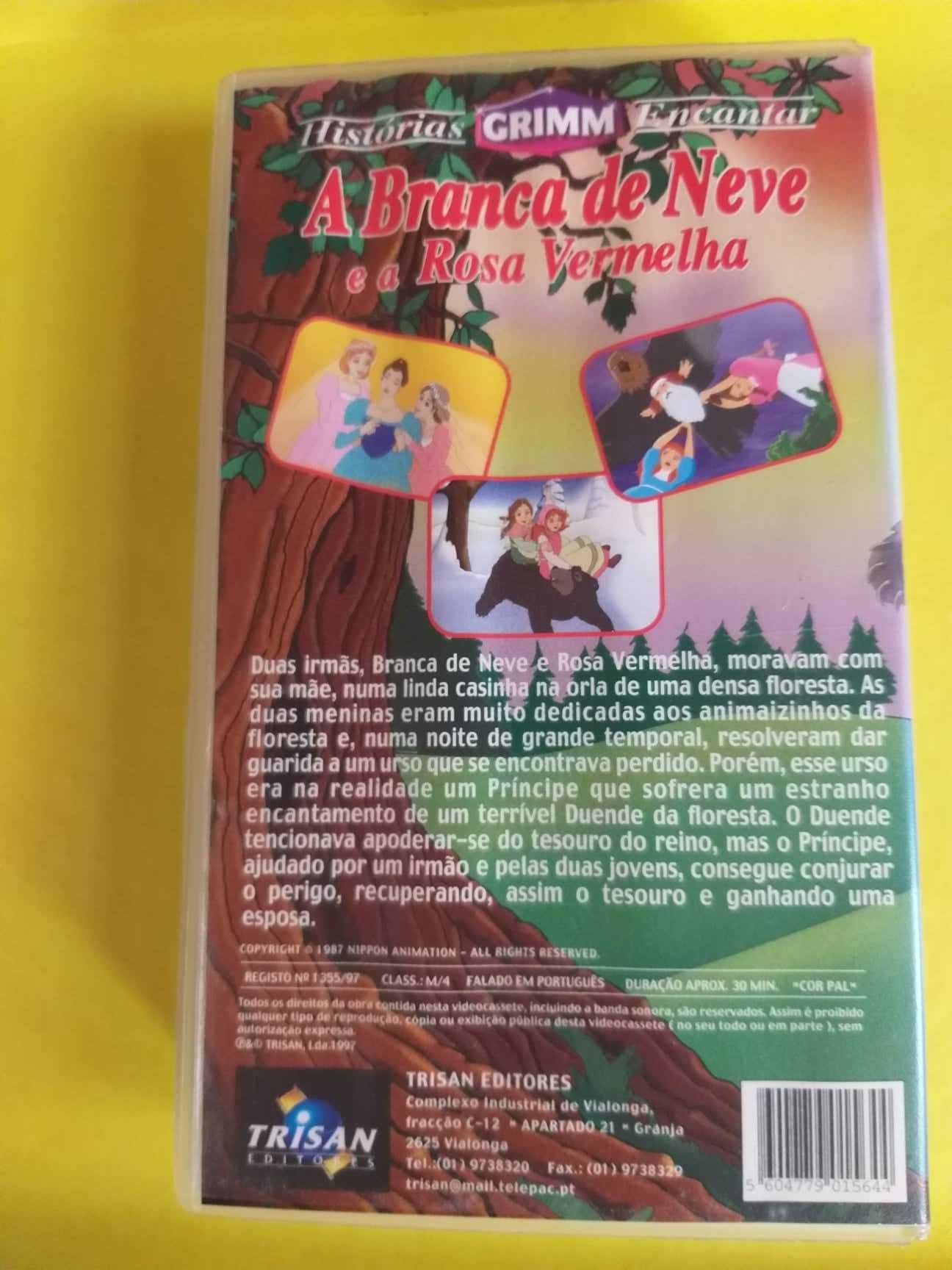 VHS A Branca de neve e a rosa vermelha