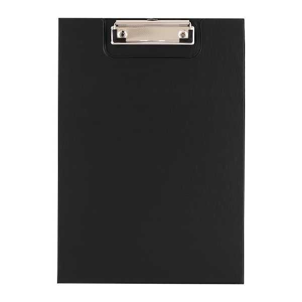 DESKA CLIPBOARD PVC podkładka A4 z klipem i okładką ZAMYKANA CZARNA
