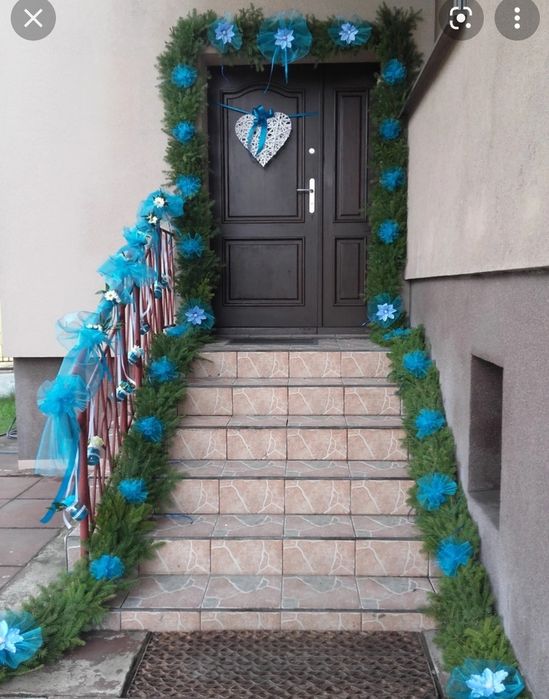 Brama weselna z chojny na metry