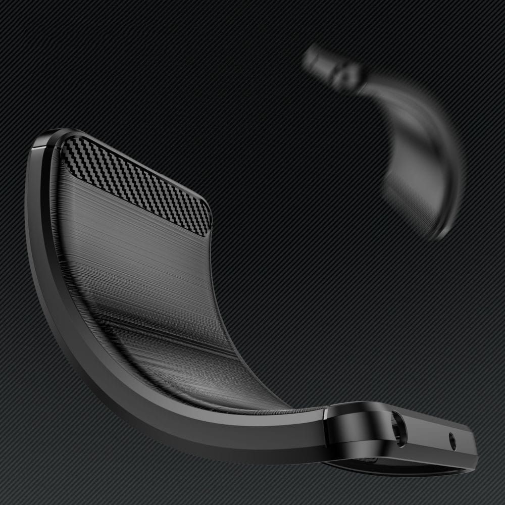 tech-protect tpucarbon motorola moto g24 / g24 power / g04 black