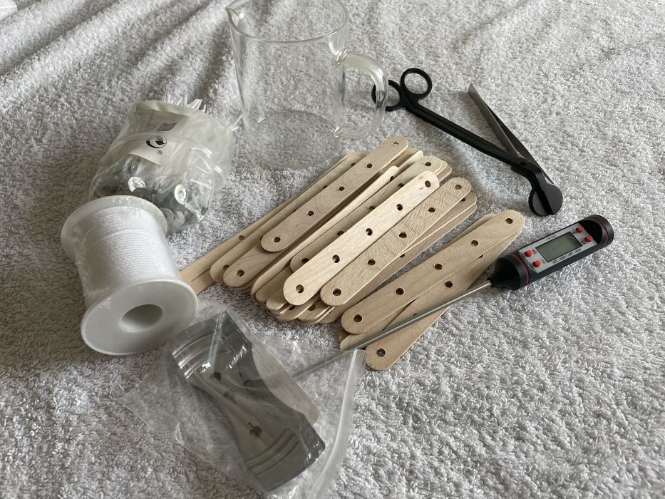 Artigos para fabrico de velas