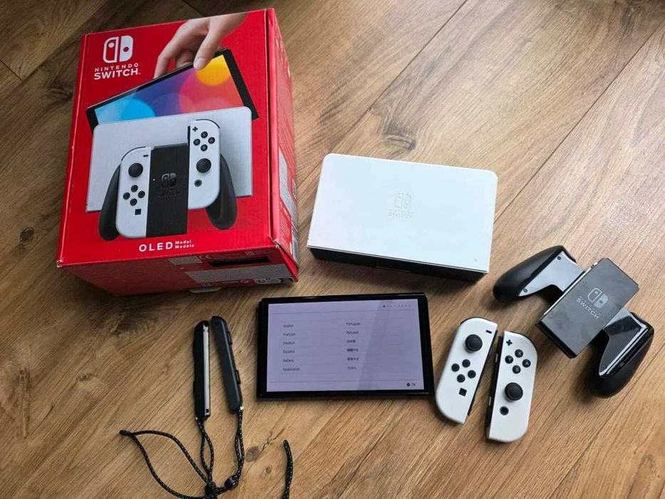 Konsola Nintendo Switch OLED na gwarancji, bez wad