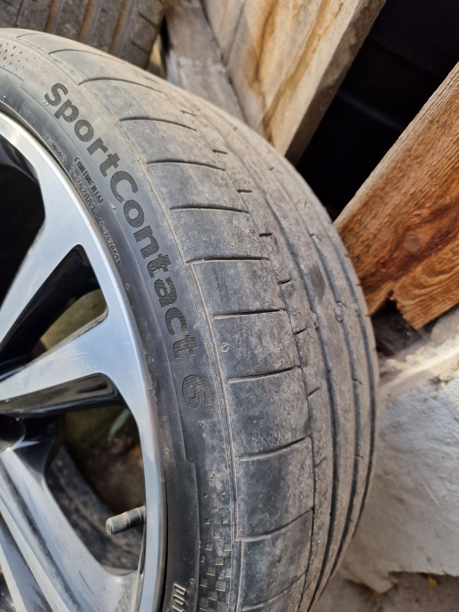 Komplet opon Continental Sport contact 6, 245/35 R20, ładne letnie