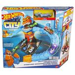 Hot Wheels Небезпечні істоти. Порятунок від горили. Автозаправка