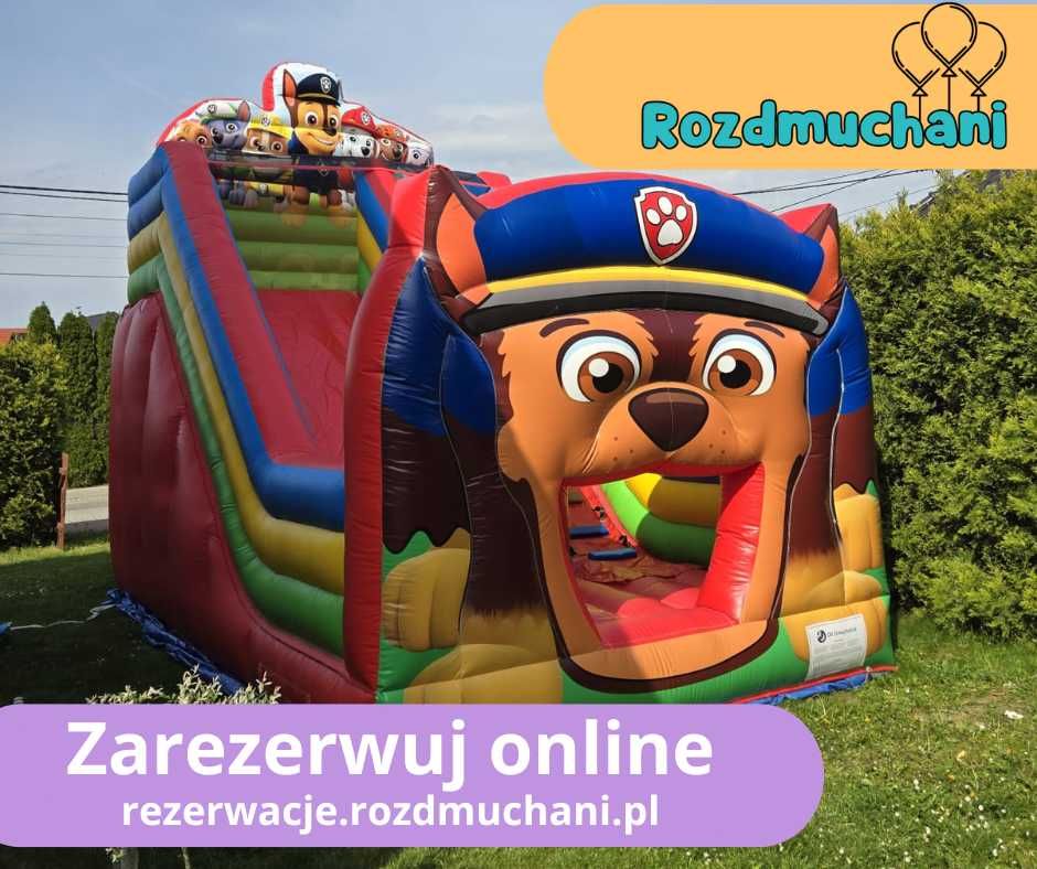 DMUCHAŃCE wynajem Zjeżdżalnia Panda/Zamek WOLNE TERMINY