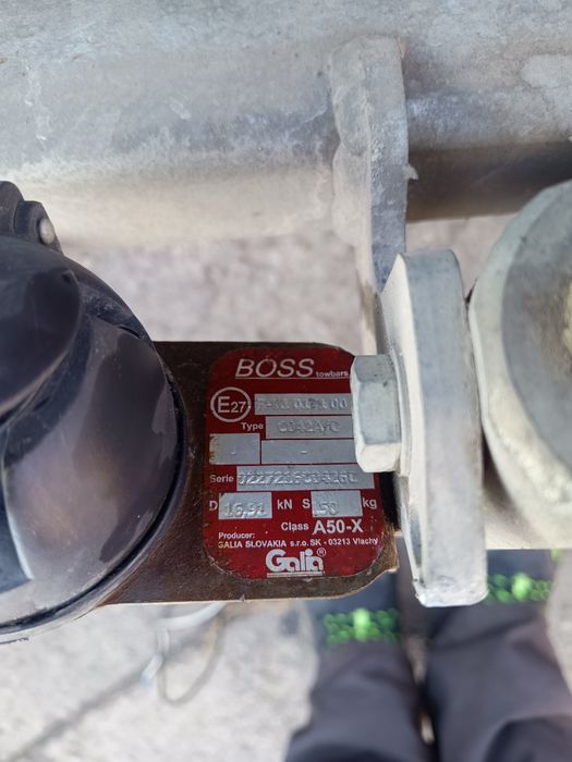 Hak holowniczy wpinany moduł kpl Ducato Jumper Boxer 06- oryg