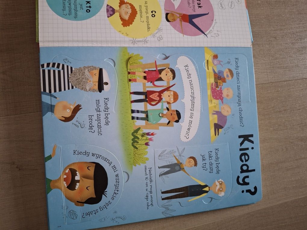 Moje ciało. Pytania i odpowiedzi. Ksiażka z okienkami.