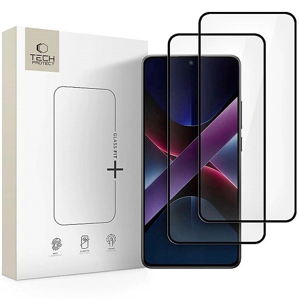Szkło Hartowane Tech-Protect Glass Fit+ 2-Pack Xiaomi Poco X7 Pro 5G B