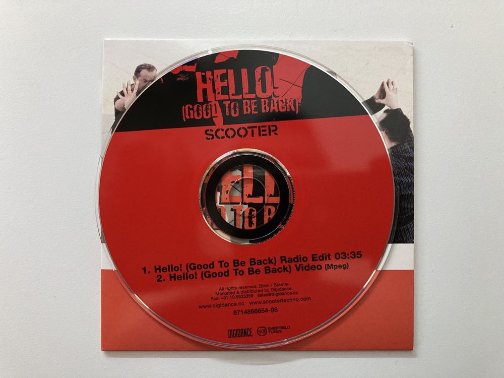 Scooter - Hallo limired edition Single CD