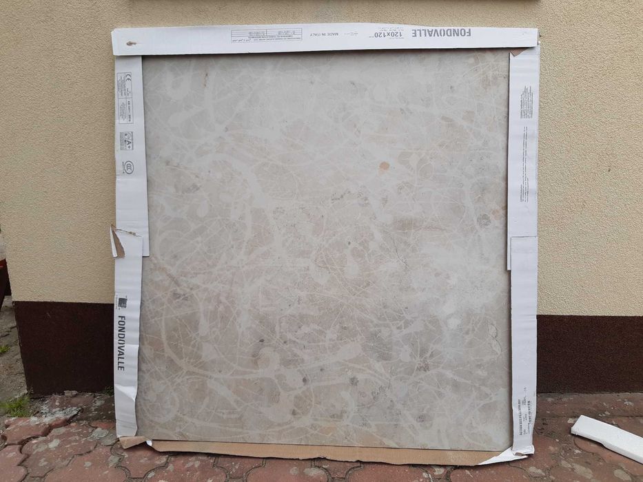 Płytka Włoska ACTION PAINT LIGHT WHITE 120/120