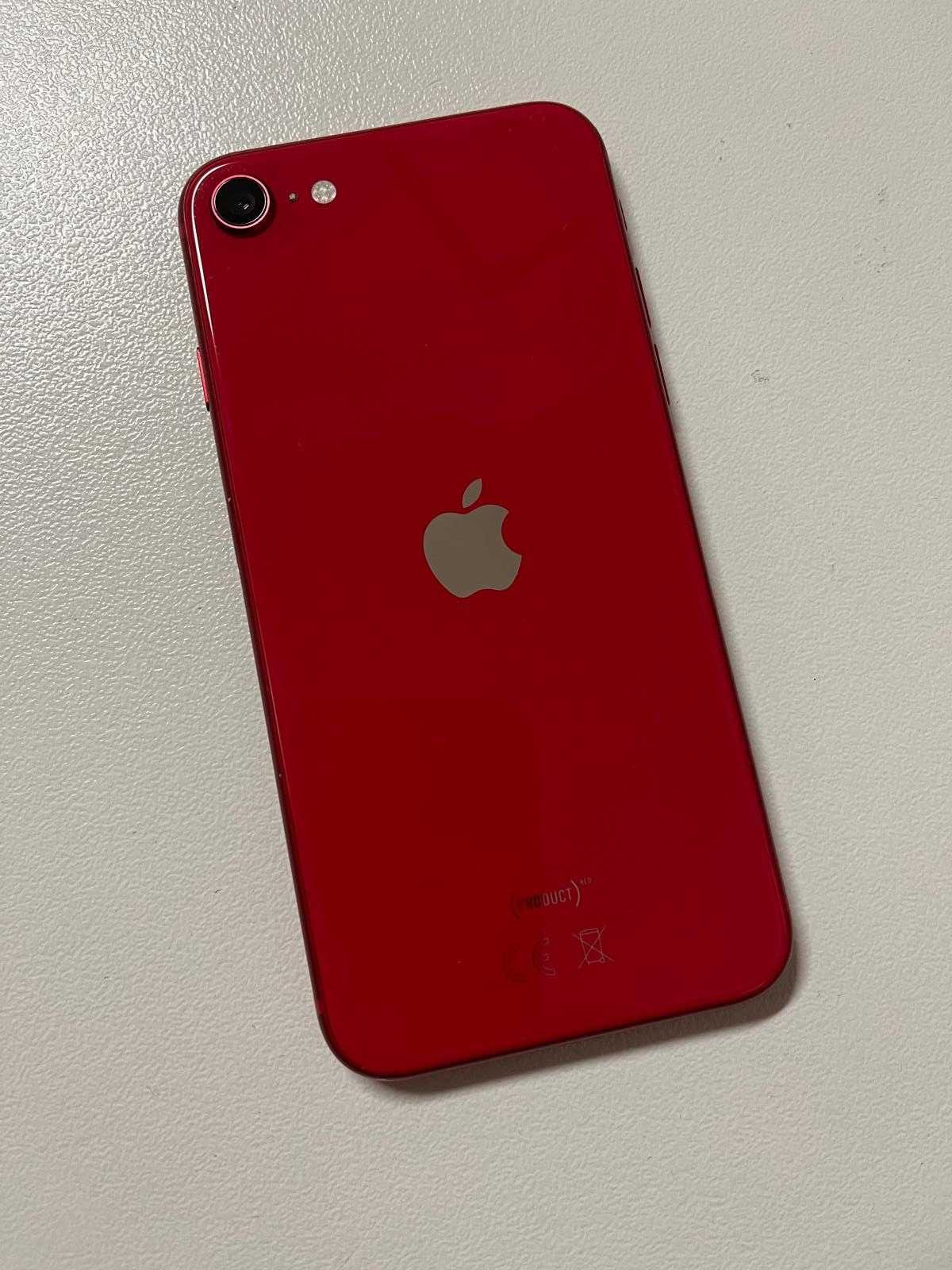 iPhone SE 2020, Vermelho, 128 GB Desbloqueado em perfeito estado