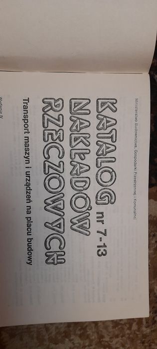 K N R nr 7-13 Transport maszyn i urządzeń na placu budowy