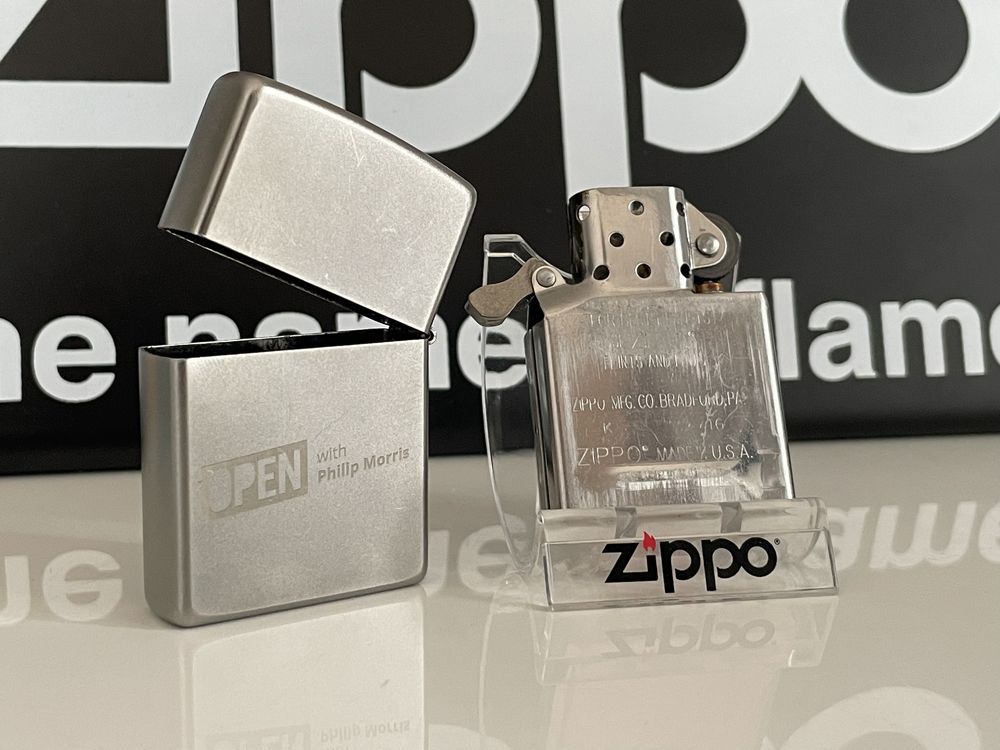 Zapalniczka Zippo 2014 Philip Morris, Satin Chrome
