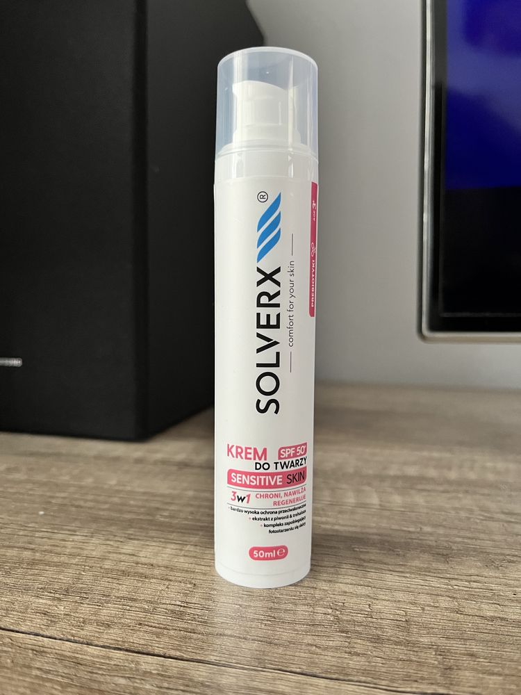 SOLVERX Krem SPF do twarzy Sensitive Skin