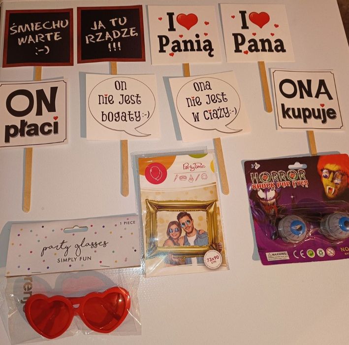 Akcesoria do fotobudki