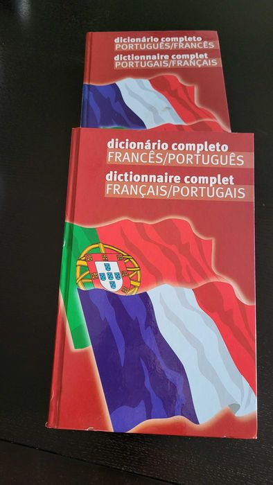 Dicionário francês/português e português/francês. Preço de 2 livros