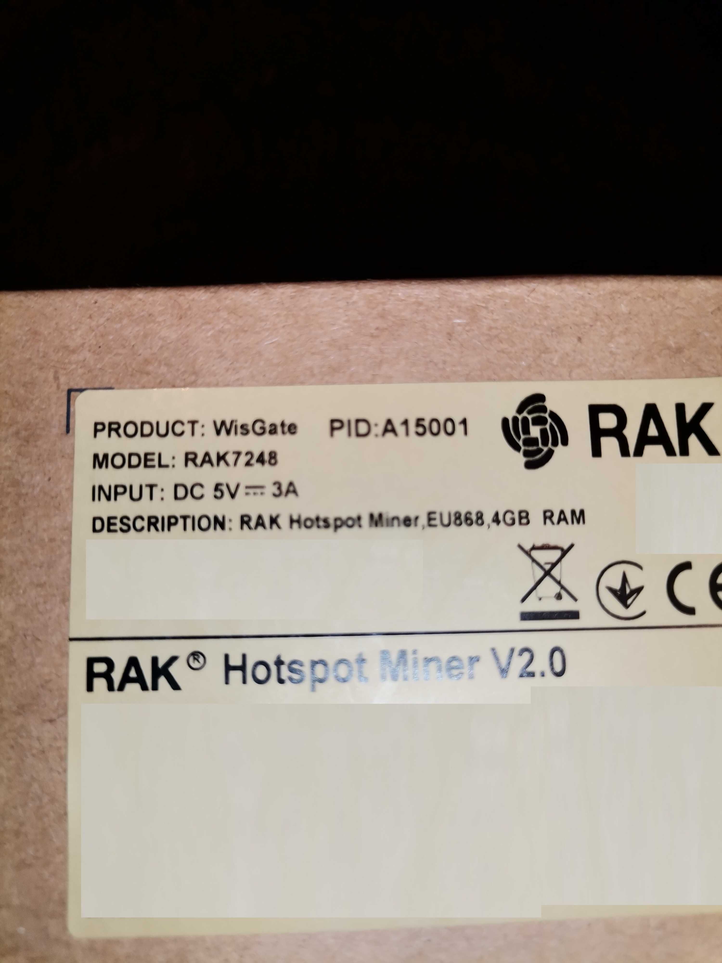 RAK v2 helium minerar