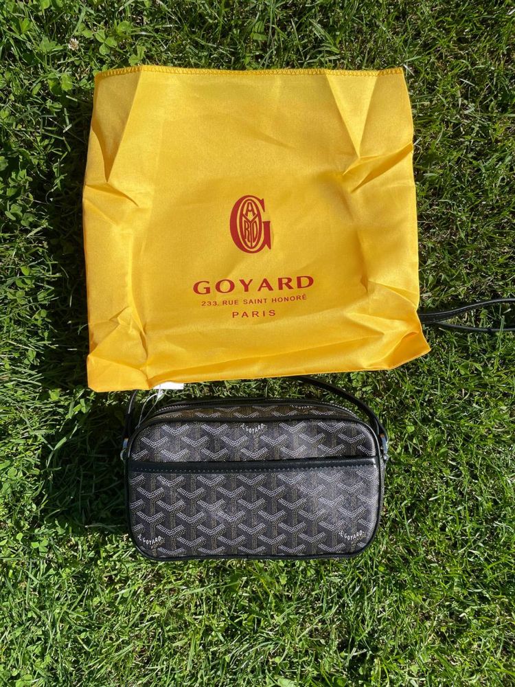 Сумка Goyard чорна та біла