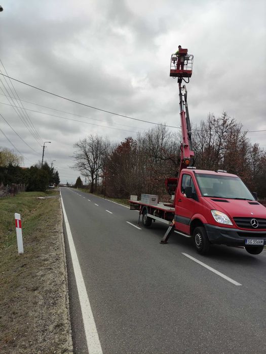 Podnośnik koszowy wynajem/usługi