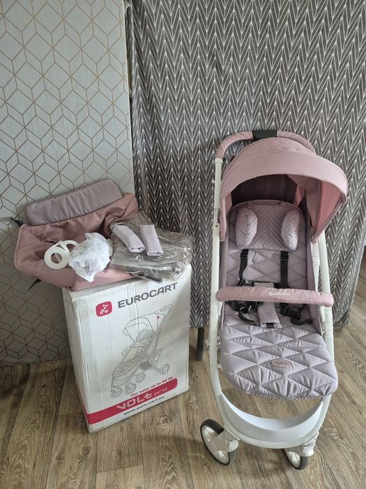 Wózek Spacerowy Euro-Cart VOLT PRO Pudrowy Róż!!