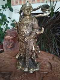 Статуэтка Гуань Юй бронза Китай . Guan Yu .