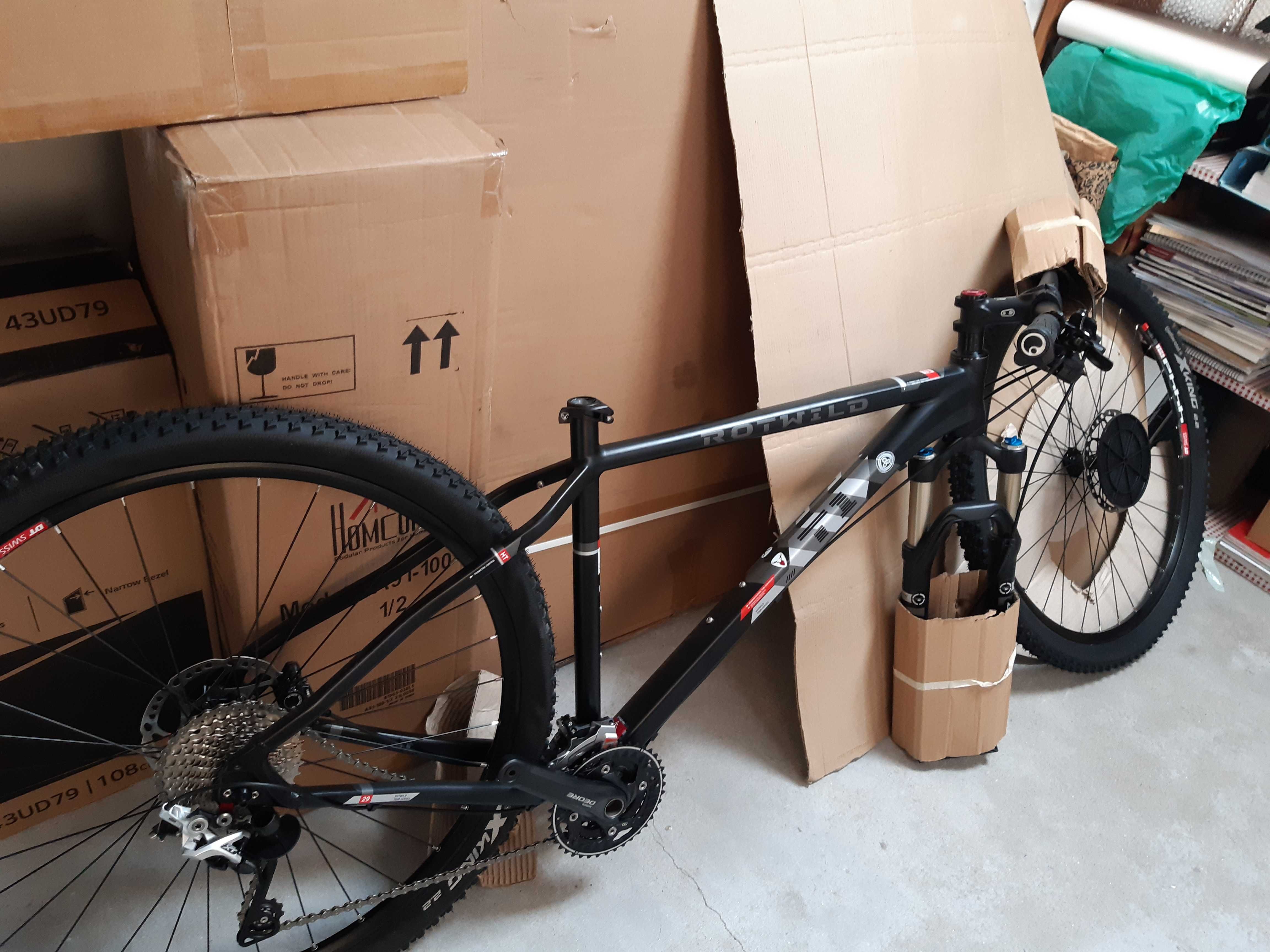 bike bicicleta Rotwild R.T1 HT 29 comp, black, L