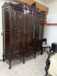 Quarto completo de casal em pau ferro