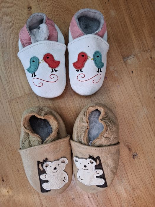 Шкіряні капці, пінетки, чешки, тапки для діток