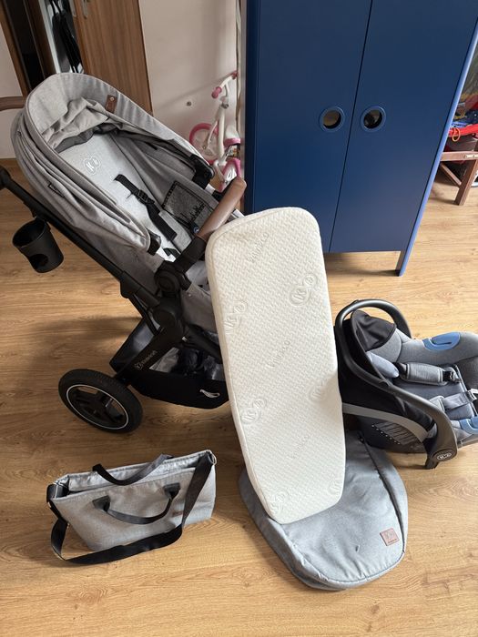 Sprzedam wózek dzieciecy Kinderkraft 3w1 b tour szary