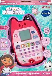 Gabby Telefon dla dzieci VTech Koci Domek Gabi Meow-Zing Phone Różowy