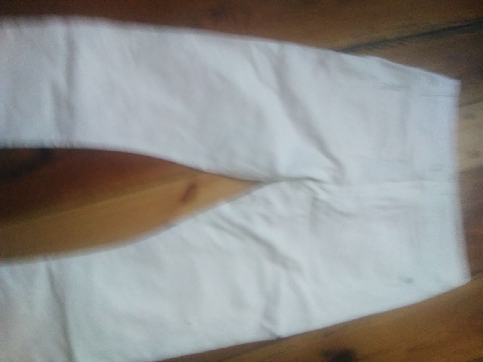 Spodnie damskie Bootcut białe