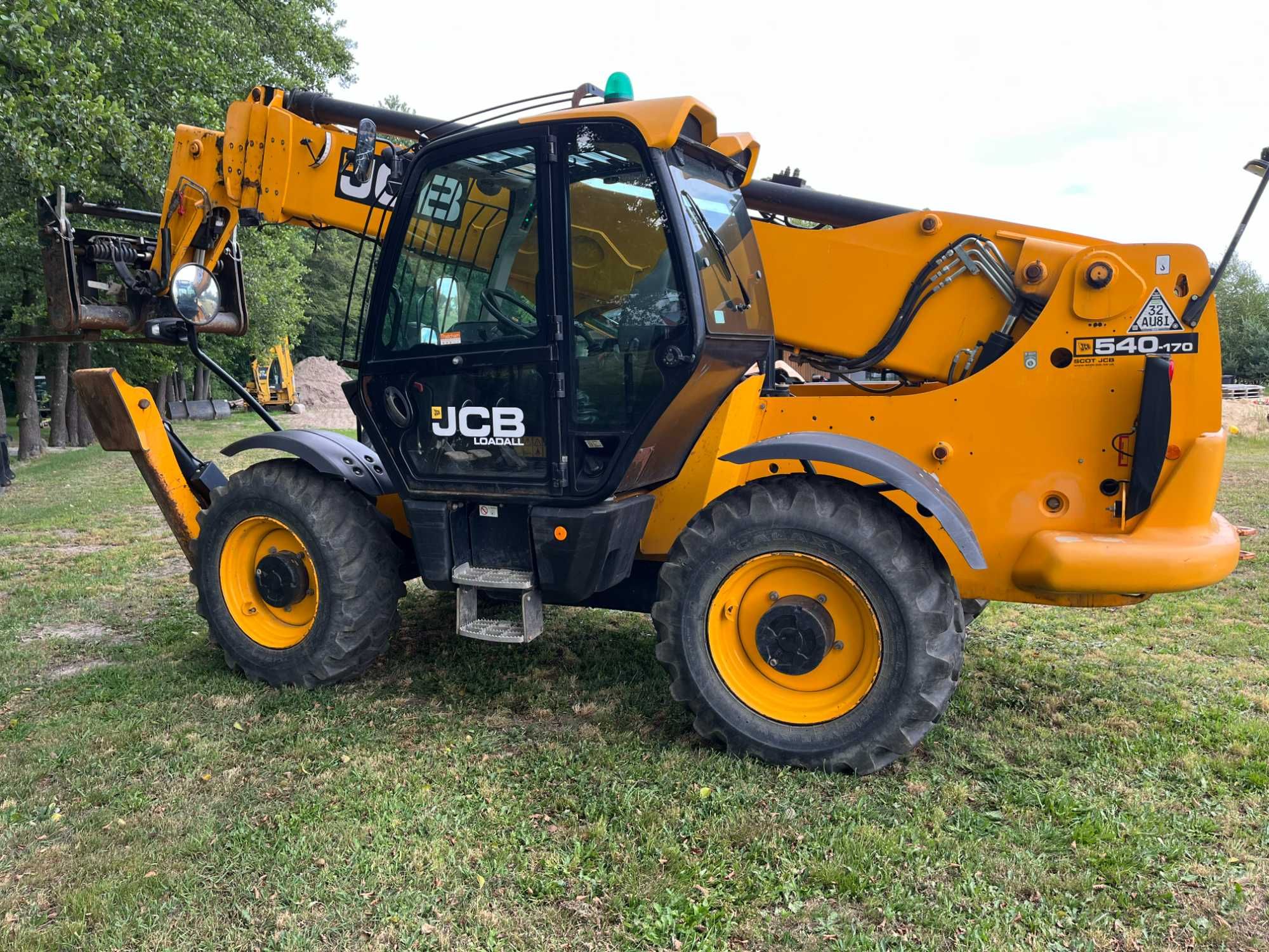 JCB 540-170 Ładowarka Teleskopowa KLIMA Widły Hydrauliczne 2018r