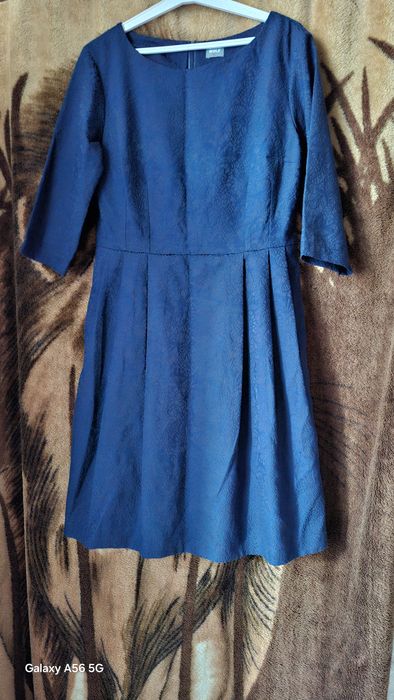 Granatowa sukienka XL