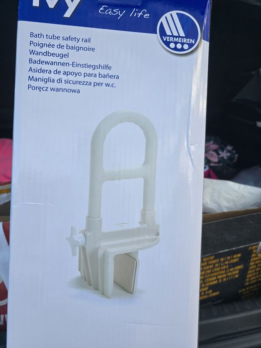 Stabilny Uchwyt na wannę dla seniorów i osób niepelnosprawnych
