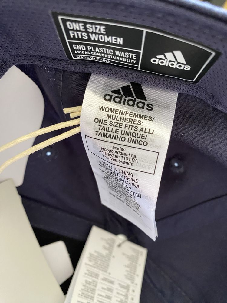 Czapka z daszkiem Adidas, damska, nowa