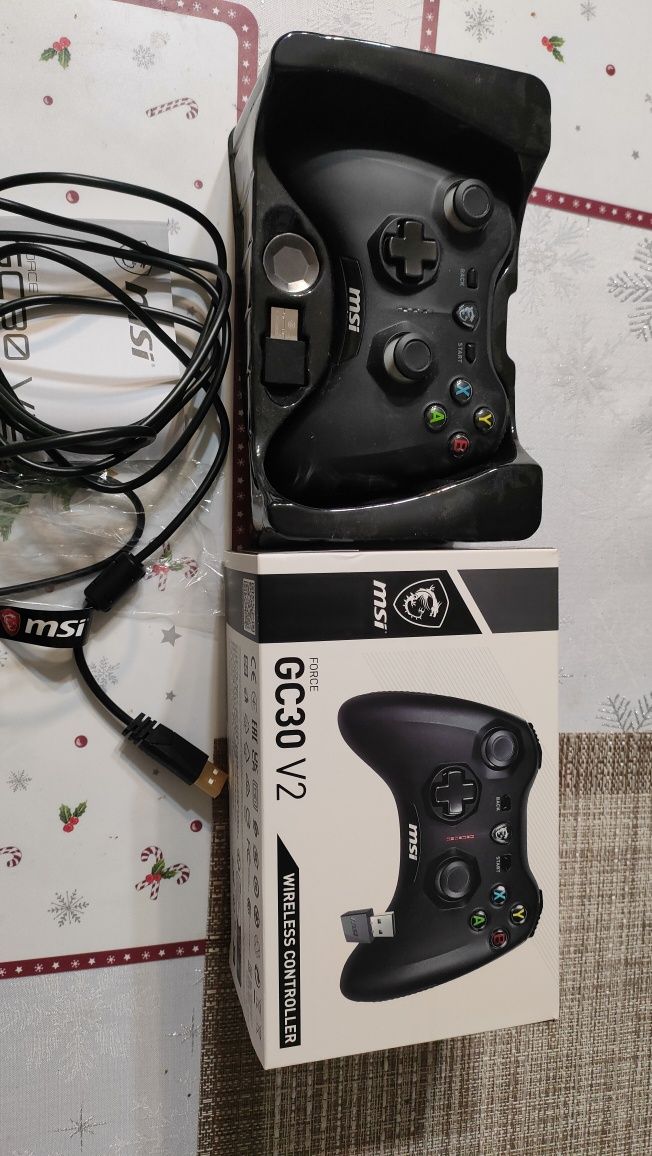 Gamepad Kontroler pad msi GC30 V2 czarny