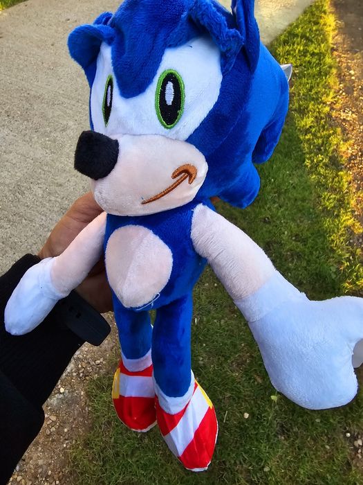 Ekstra pluszak maskotka niebieski Sonic nowy