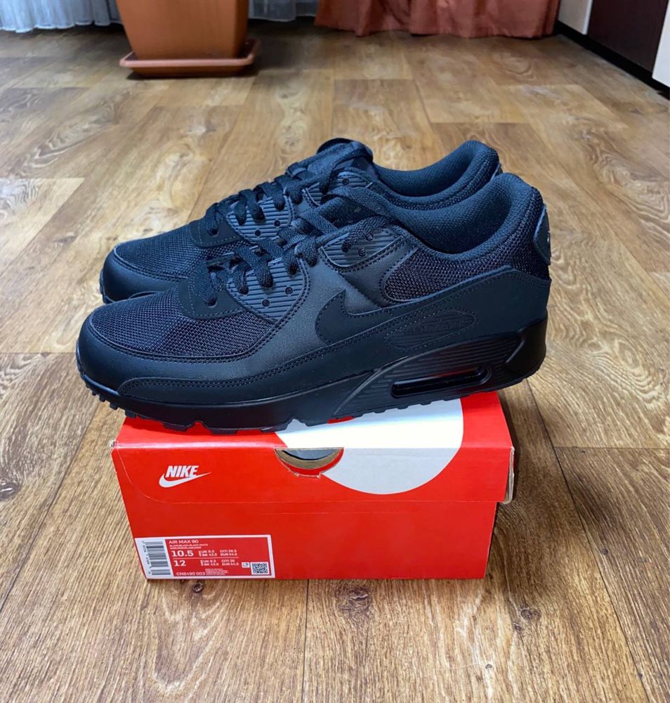РАСПРОДАЖА! Оригинальные Кроссовки Nike Air Max 90 Balck (CN8490-003)