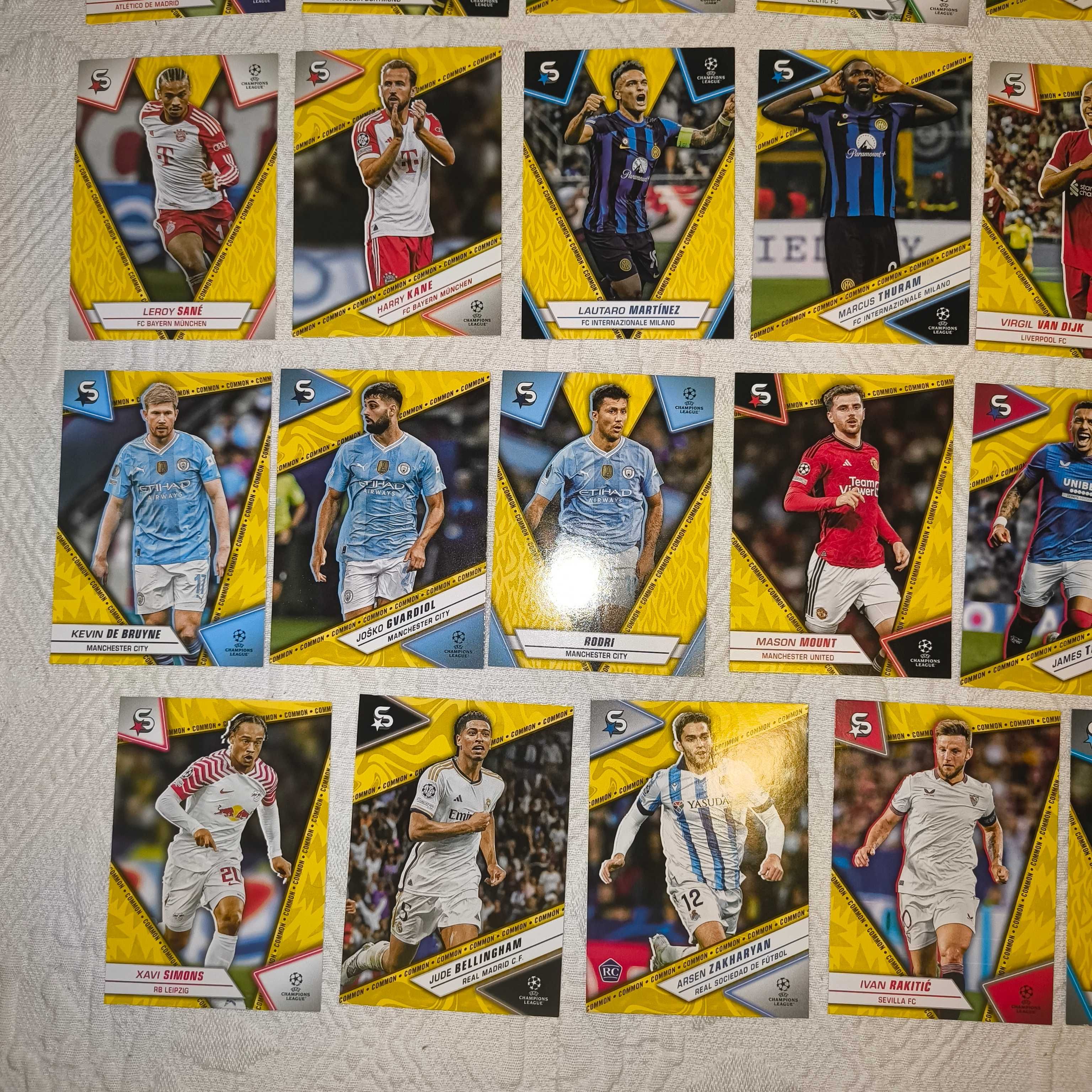 Cartas Common Movimento Topps Superstars