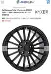 Felgi 19 cali z oponami runflat aluminiowe BMW X3 f25