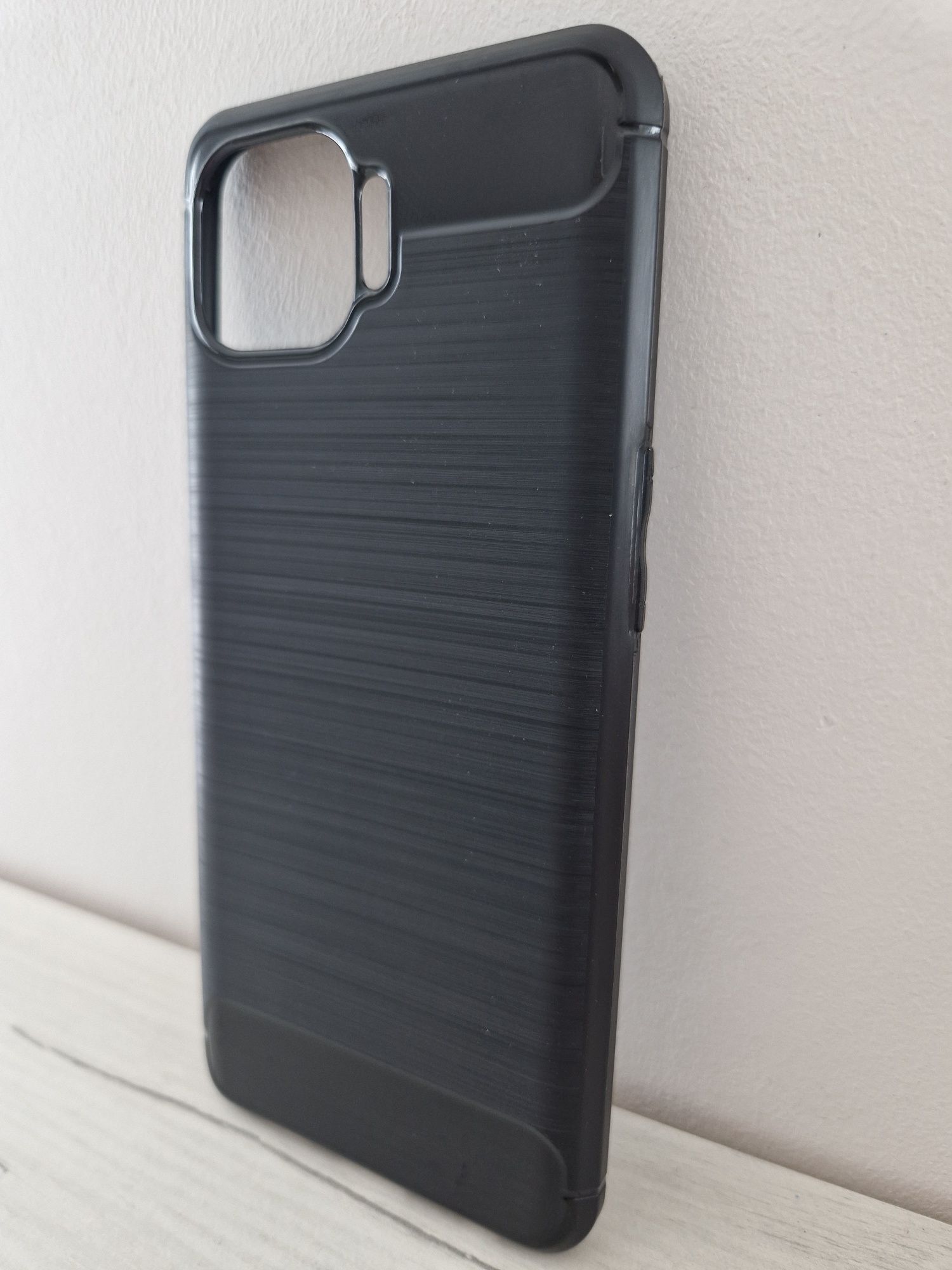 Back Case CARBON do OPPO RENO4 F Czarny