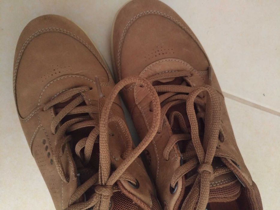 Sportowe buty Ecco 38 brązowe sneakersy