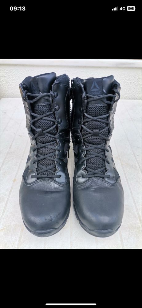 Botas Rebook Militares Fecho Lateral