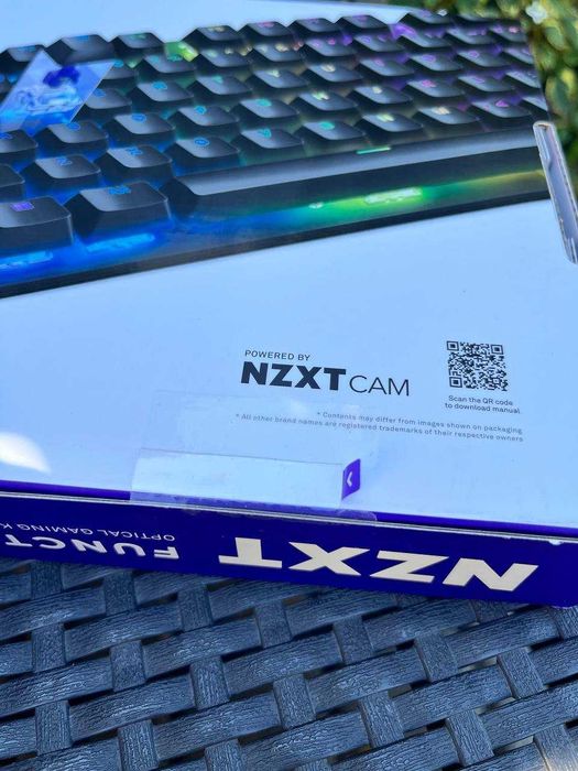 Повнорозмірна оптична ігрова клавіатура nzxt function 2
