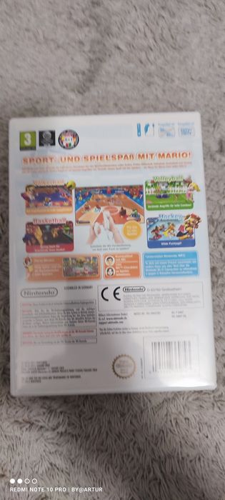 Gra wideo to "Mario Sports Mix" na konsolę Nintendo Wii